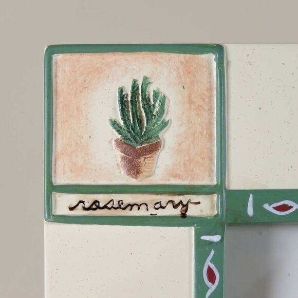 Pfaltzgraff Accents Picture Frame 3.5x5 - Naturewood  Herb Garden Nature Theme - Picture 3 of 11